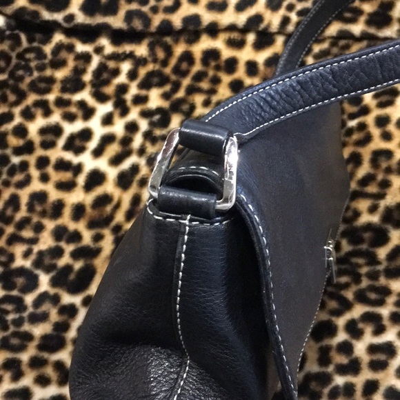 Ann Taylor Soft Black Leather Satchel - Picture 11 of 13